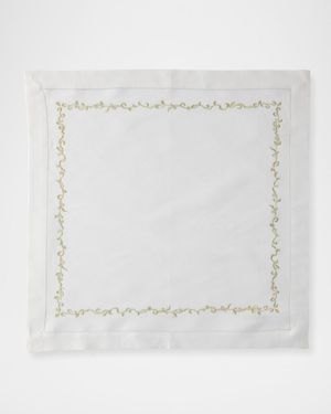Gold Wave Embroidered Napkin