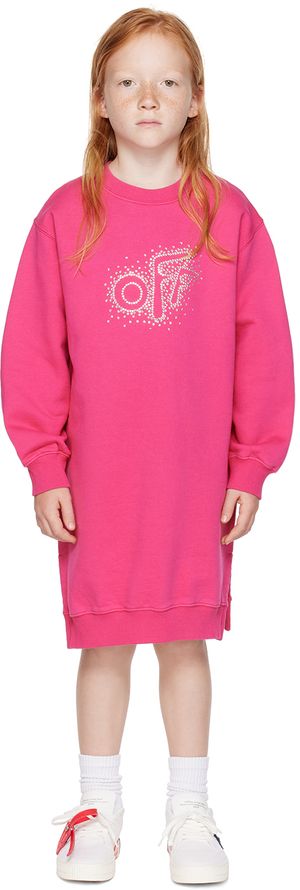 Off-White Kids Pink Rounded Dress