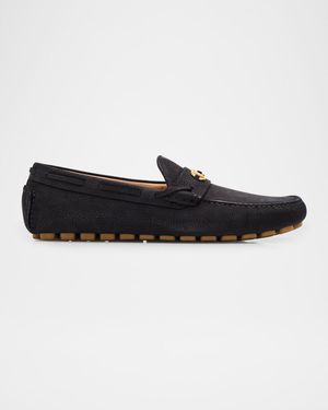 Men's Fastaway Grained Deerskin Suede Driving Loafers
