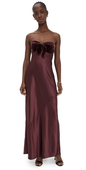 CAMI NYC Lavinia Gown Cranberry 00