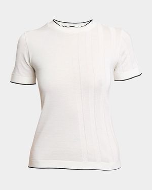 Contrast Tipping T-Shirt