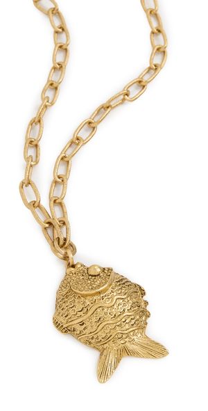 Elizabeth Cole Seana Necklace Gold One Size