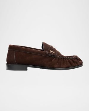 Le Suede YSL Penny Loafers