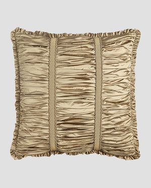 Vienna Ruched Silk European Sham