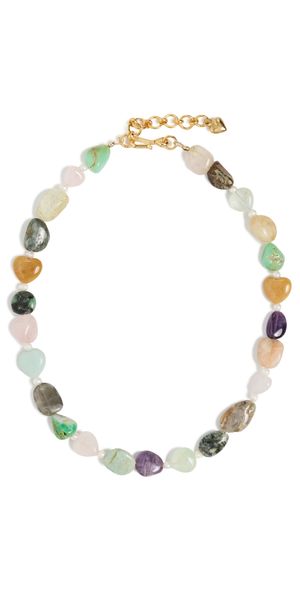 Brinker + Eliza Brooke Necklace Pastel Gemstone Multi One Size