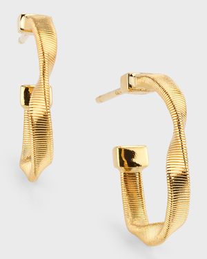 18K Yellow Gold Marrakech Small Hoop Earrings