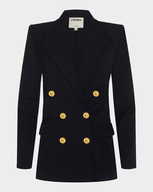 Cambrie Oversized Double-Breasted Blazer