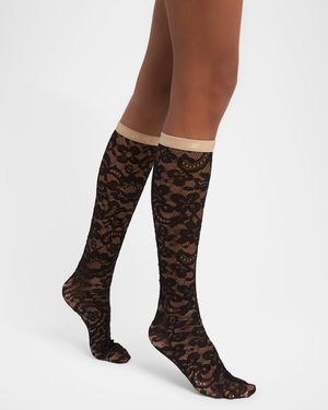 Rebrode Lace Knee-High Socks