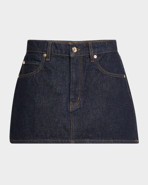 The Denim Mini Skirt