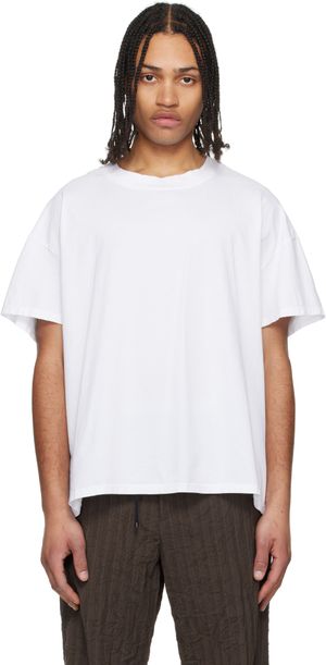Les Tien Three-Pack White Oversized T-shirts