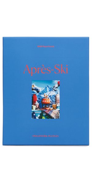 Piecework Puzzles Apres-Ski Puzzle Blue One Size
