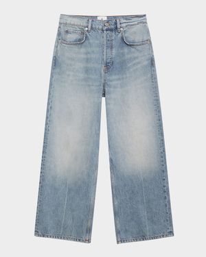 Heath Straight Mid-Rise Jeans