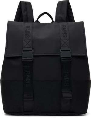 RAINS Black Trail MSN Backpack