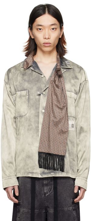 Maison MIHARA YASUHIRO Gray Accessories Mixed Shirt