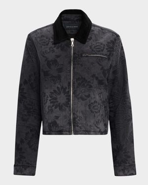 Finsbury Floral Denim Jacket
