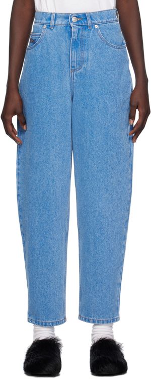 Marni Jean bleu à écusson