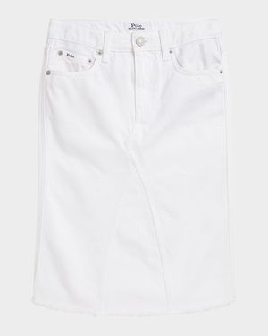 Girl's Denim Mini Skirt, Size 7-12