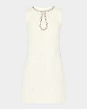 Eden Embellished Bouclé Mini Dress