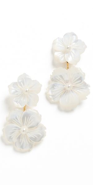 Jennifer Behr Tibby Earrings Mother of Pearl One Size