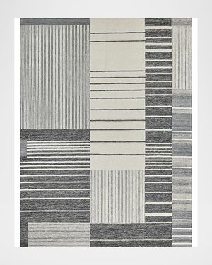 Castine Hand-Tufted Gray Rug, 6' x 9'