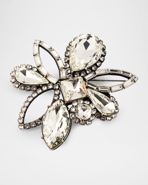 Cubic Zirconia Chandelier Brooch