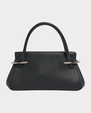 Pinch Mini Top-Handle Bag in Grain Leather