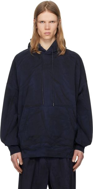 Juun.J Navy New Dyeing Hoodie