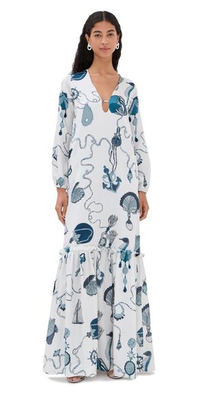 Isla & White Frances Dress Sundeck L