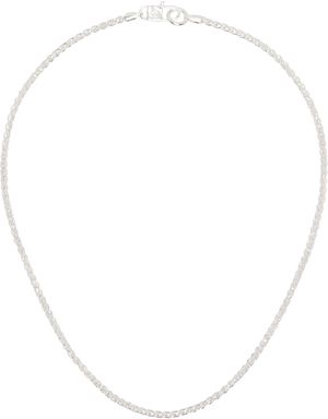 Hatton Labs Silver Rope Chain Necklace