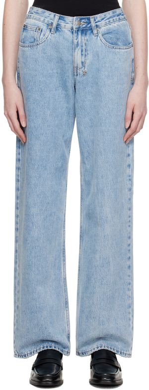 Ksubi Jean bleu à taille basse