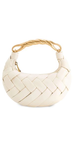 JW PEI Orla Faux Leather Weave Handbag White One Size