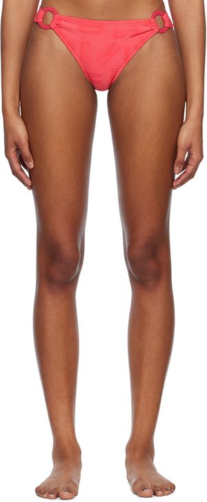 Moschino Pink O-Ring Bikini Bottoms