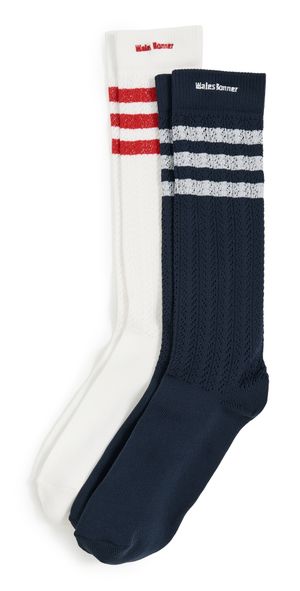 Adidas x Wales Bonner Adidas x Wales Bonner 2 Pack Socks Chalk White/Night Navy M
