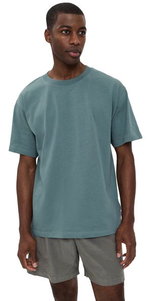 Norse Projects Norse Standard Heavy Loose T-shirt Aluminum Petrol L