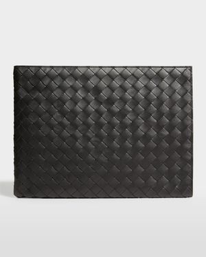 Men's Intrecciato Leather Wallet