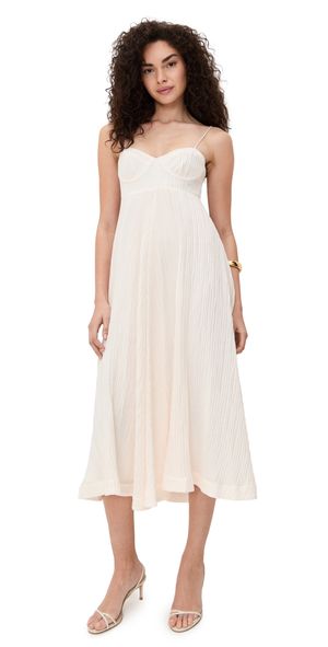 AMUR Jill Midi Dress Sea Salt 14