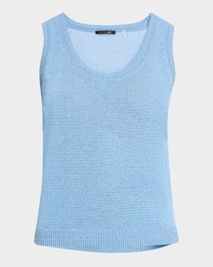 Heidi Scoop-Neck Knit Sweater