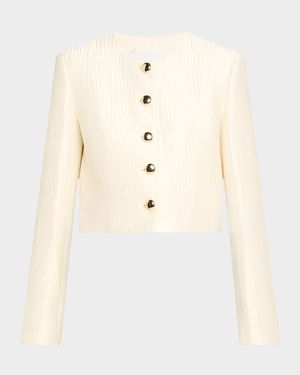 The Ryder Crewneck Single-Breasted Jacket