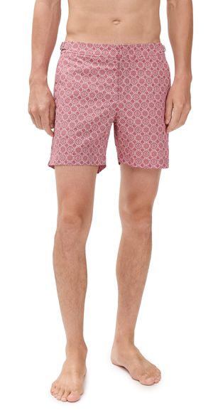 Orlebar Brown Bulldog Alchemy 6 Trunks Dark Ruby 32