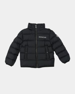 Boy's Bajan Airsoft Hooded Zip-Front Down Jacket, Size 12-14