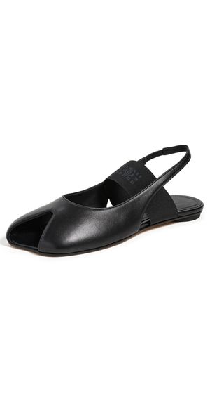 MM6 Maison Margiela Anatomic Numeric Slingback Sandals Black 37