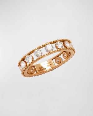 Allegra 18k Rose Gold Diamond Openwork Band Ring (1.34ct.), Size 6.5