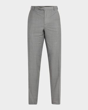 Men's Wool Sharkskin Pants