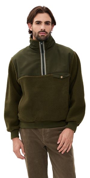 Rhythm Pfeiffer Sherpa Fleece Olive S