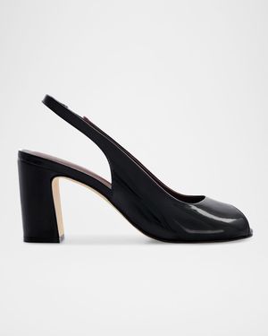 Patent Peep-Toe Slingback Pumps
