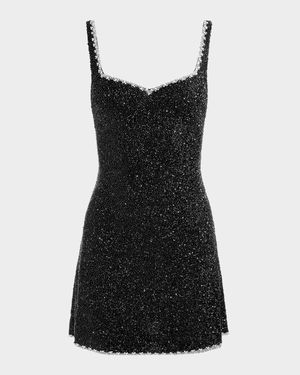 Eve Embellished Mini Dress