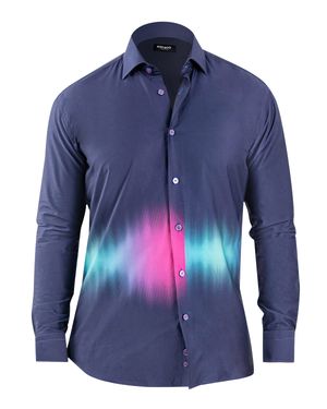 Men's Fibonacci Aurora Cotton Sport Shirt