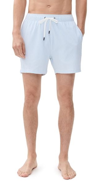 Onia Charles Swim Trunks 5 PALE BLUE/WHTE XXL