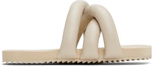 YUME YUME Beige Tyre Slides