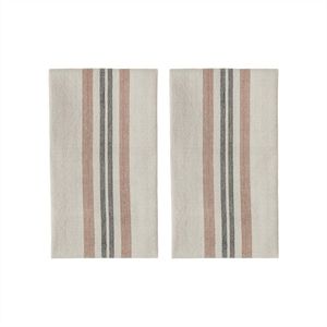 Oyoy Living Design - Serviette de table lot de 2 en coton - Taille Unique - Marron